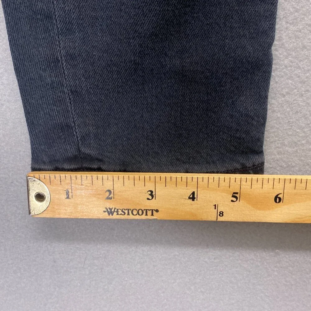 AGOLDE Jeans Womens 24 Black Toni Mid Rise Straight Organic Cotton Blend